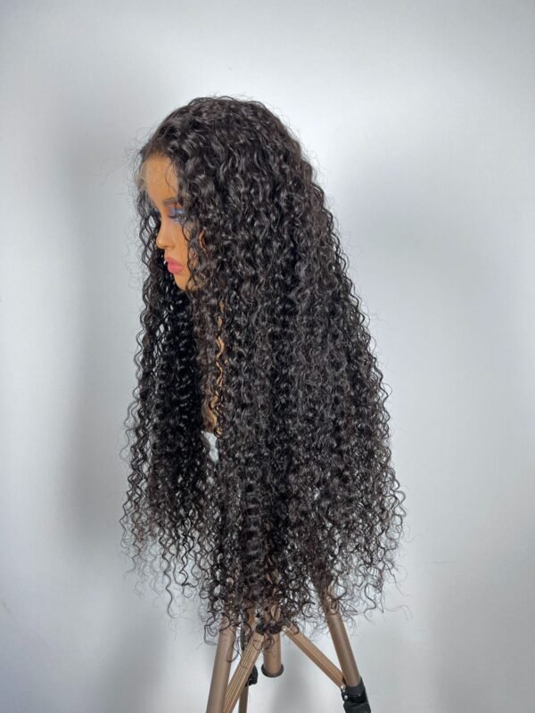 Abby-28 inch Premium Virgin Hair 5x5 Closure Water Curl 250 Density HD Lace - Image 2